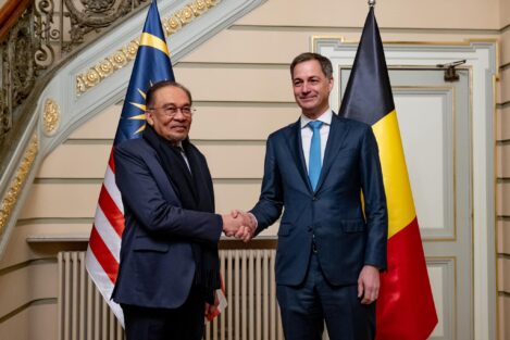 MESYUARAT DUA HALA BERSAMA PERDANA MENTERI BELGIUM, ALEXANDER DE CROO